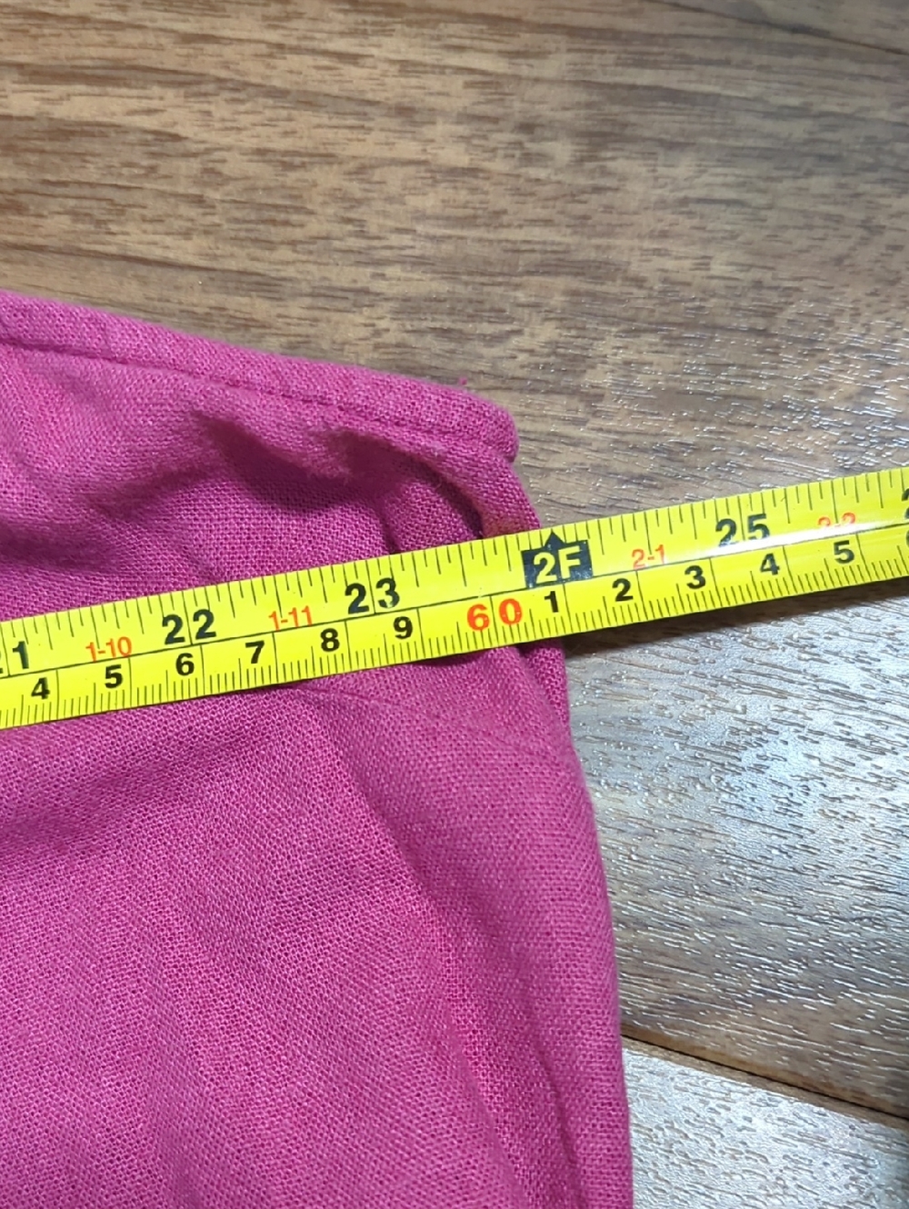 Sonoma Linen Blend Pink Sleeveless Pintuck Dress - Picture 8 of 8